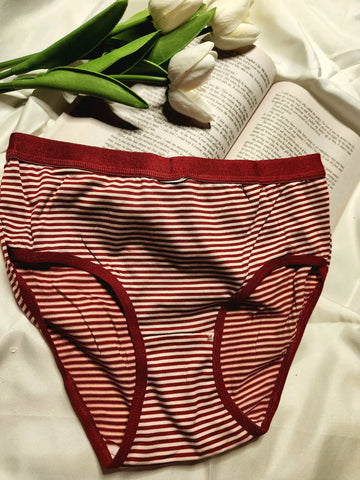 Striped Printed Cotton Panties | Soft, Stylish & Comfortable