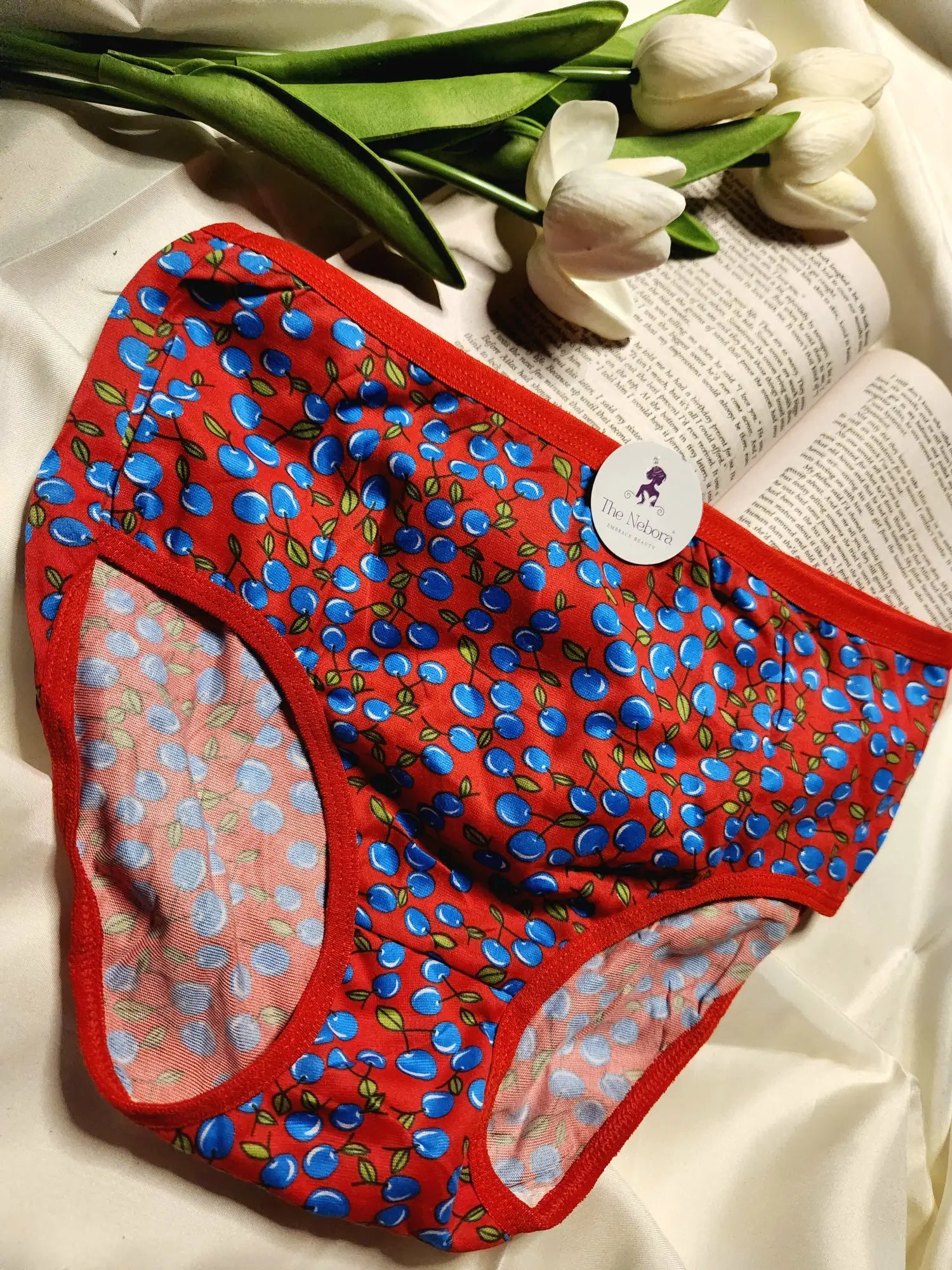 Printed Soft Panties | Red