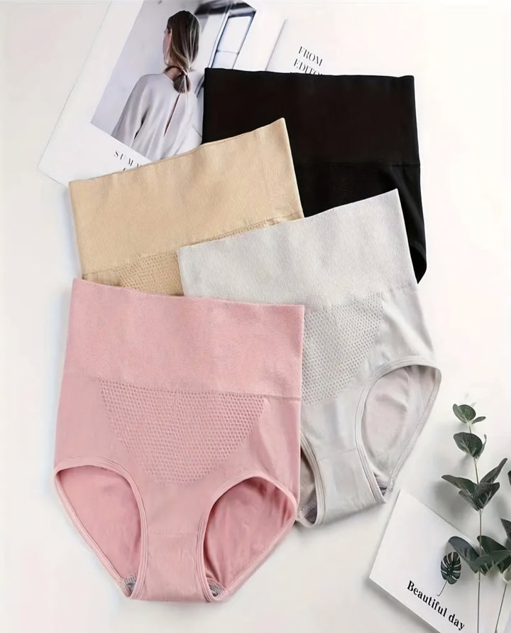 High Waist Breathable Shapewear Panties: Comfy Tummy Control Sexy Underwear - TheNebora