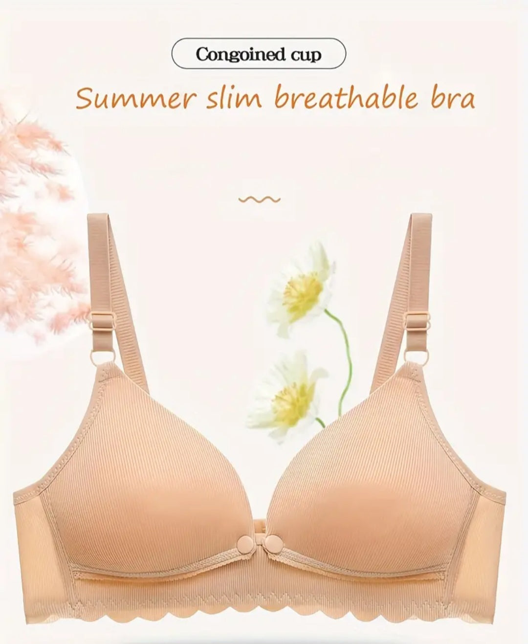 Women's Maternity Solid Breast Feeding Bra: Highly Stretchy Underwear