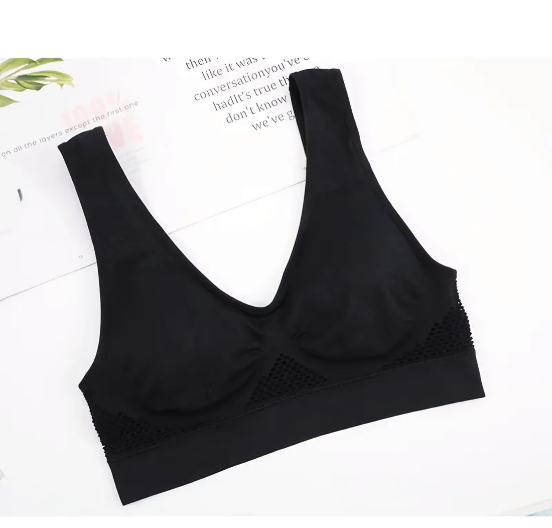 Plus Size Seamless Sports Bra for Women