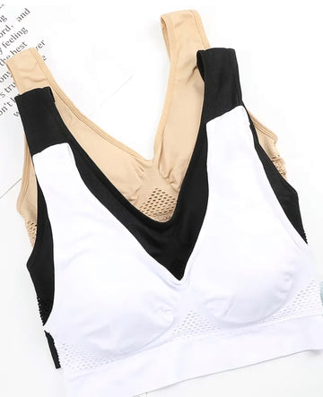 Plus Size Seamless Sports Bra for Women